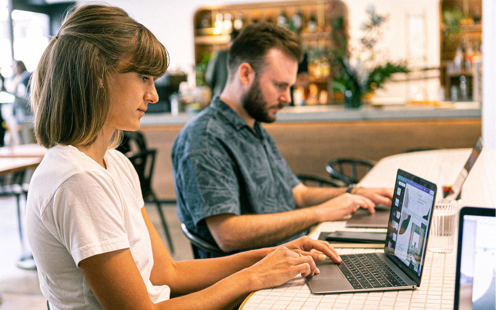 two-office-people-are-working